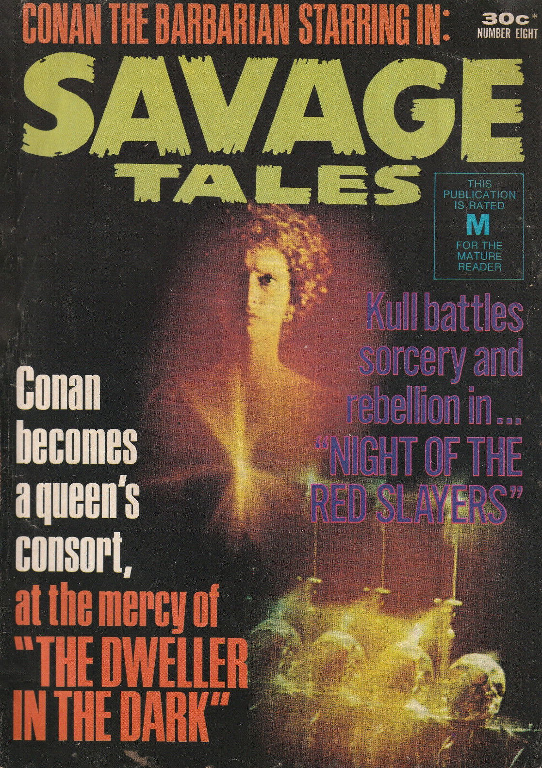 Savage Tales (KG Murray, 1975 series) #8 — Conan the Barbarian starring in: Savage Tales ([September 1975?])
