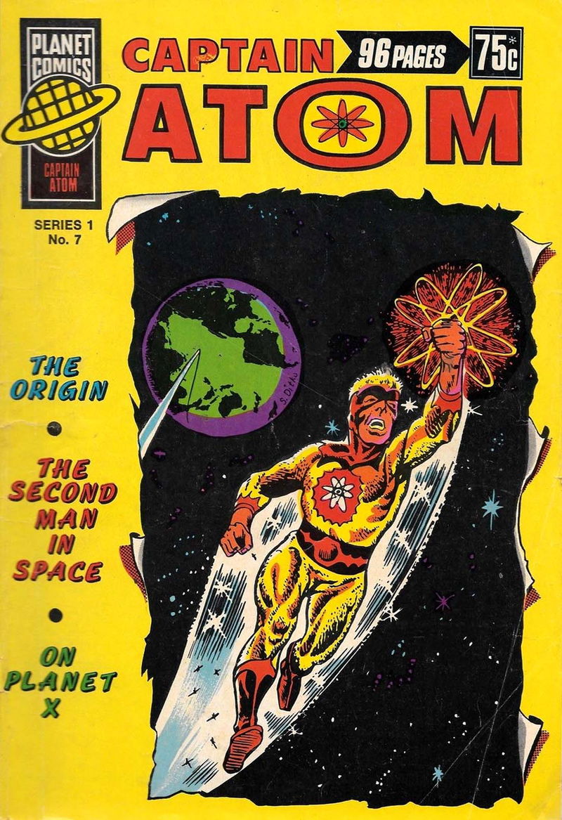 Planet Series 1 (Murray, 1977 series) #7 — Captain Atom ([April 1978?])