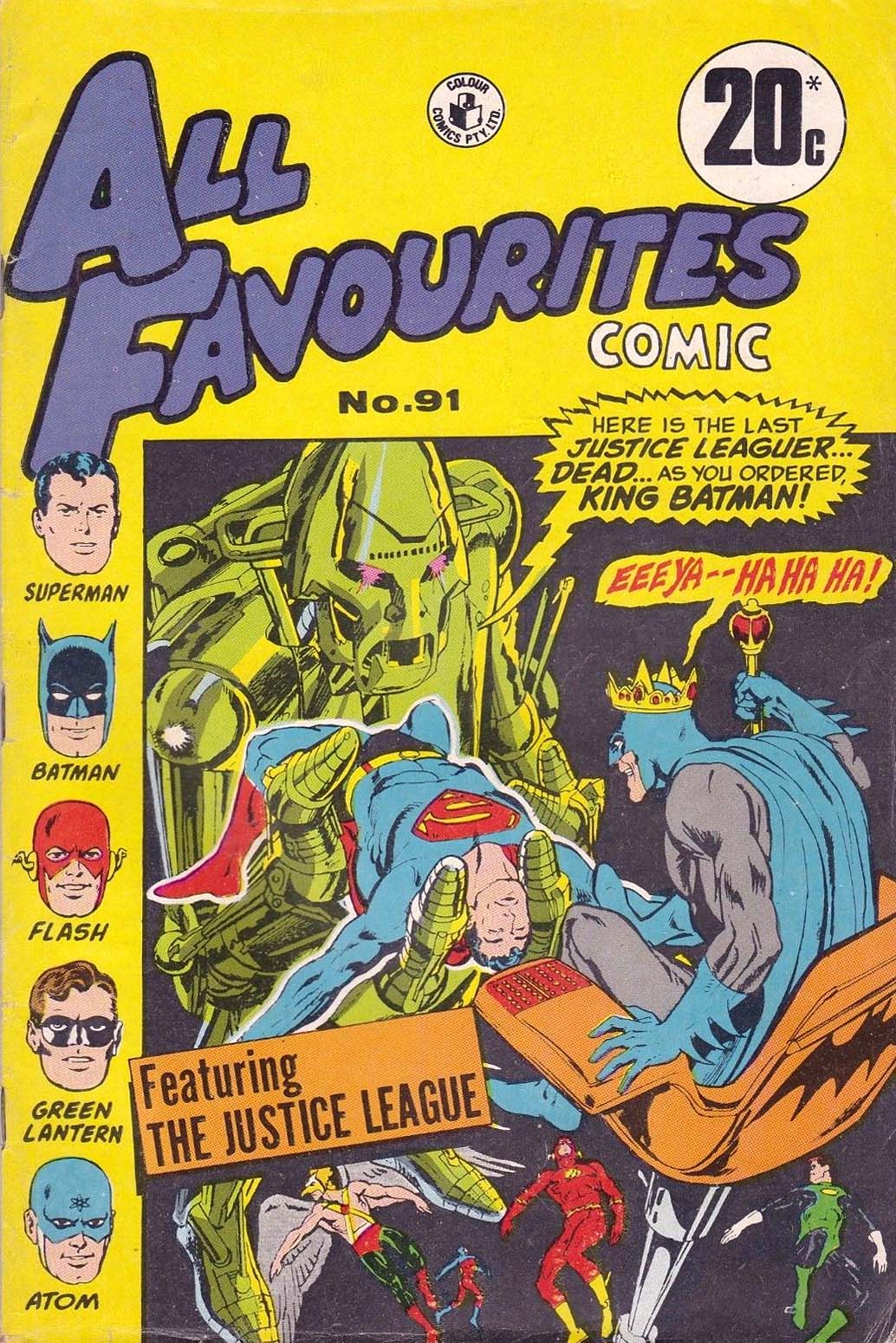 All Favourites Comic (Colour Comics, 1960 series) #91 ([July 1972])