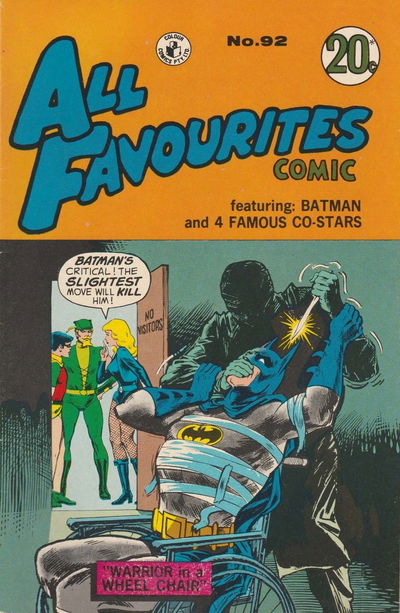 All Favourites Comic (Colour Comics, 1960 series) #92 [September 1972?]