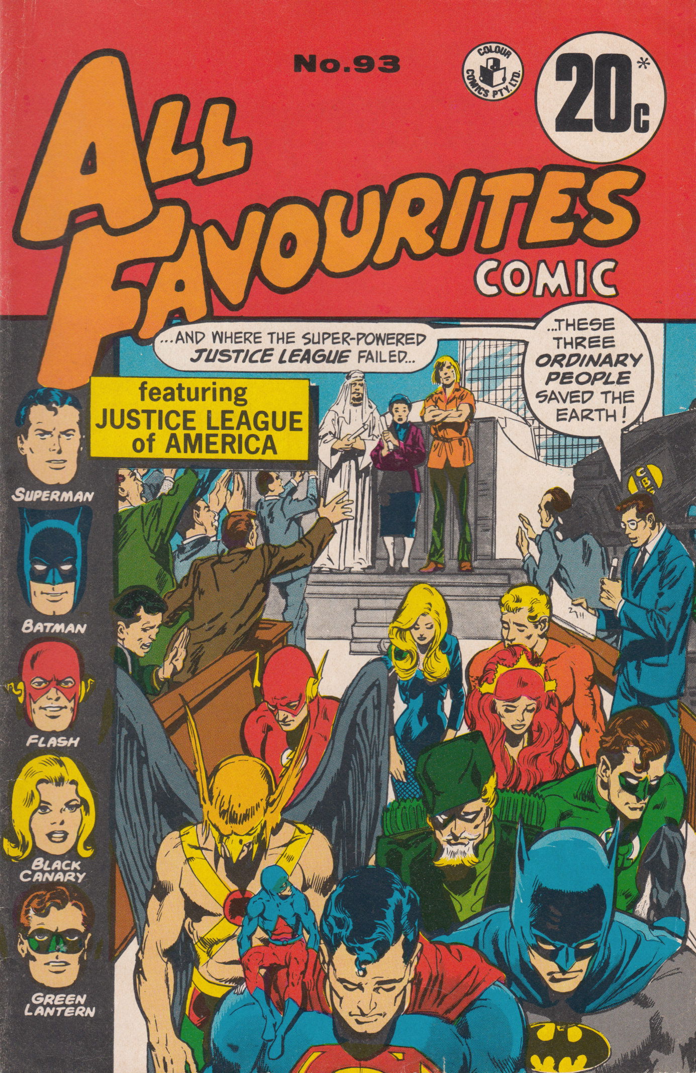 All Favourites Comic (Colour Comics, 1960 series) #93 ([November 1972])
