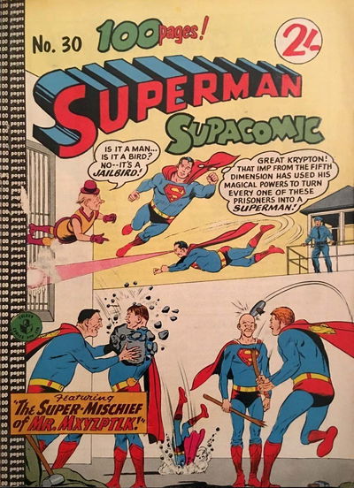 Superman Supacomic (Colour Comics, 1959 series) #30 [January 1962]