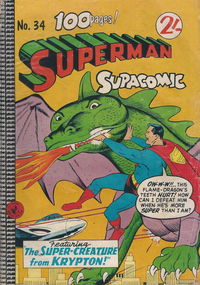 Superman Supacomic (Colour Comics, 1959 series) #34