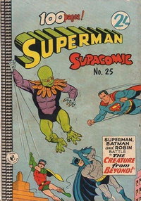 Superman Supacomic (Colour Comics, 1959 series)  #25 ([August 1961?])