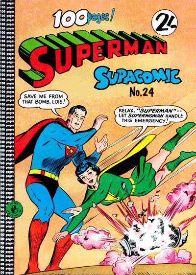 Superman Supacomic (Colour Comics, 1959 series) #24 [July 1961]