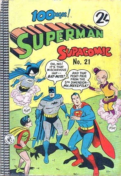 Superman Supacomic (Colour Comics, 1959 series) #21 [April 1961]