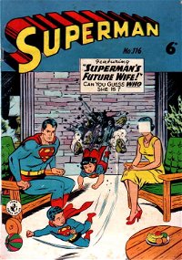 Superman (KG Murray, 1952 series) #116 — Superman's Future Wife!