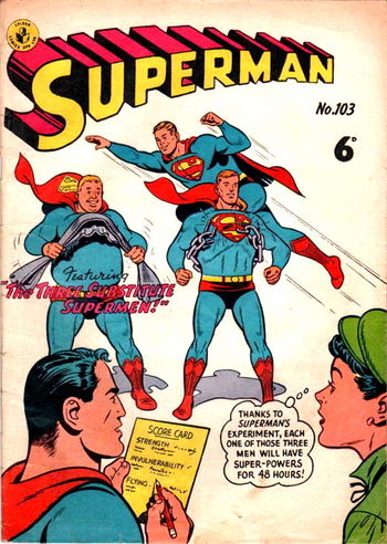 The Three Substitute Supermen!