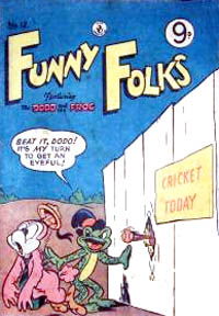 Funny Folks (Colour Comics, 1954 series) #12 ([August 1955?])