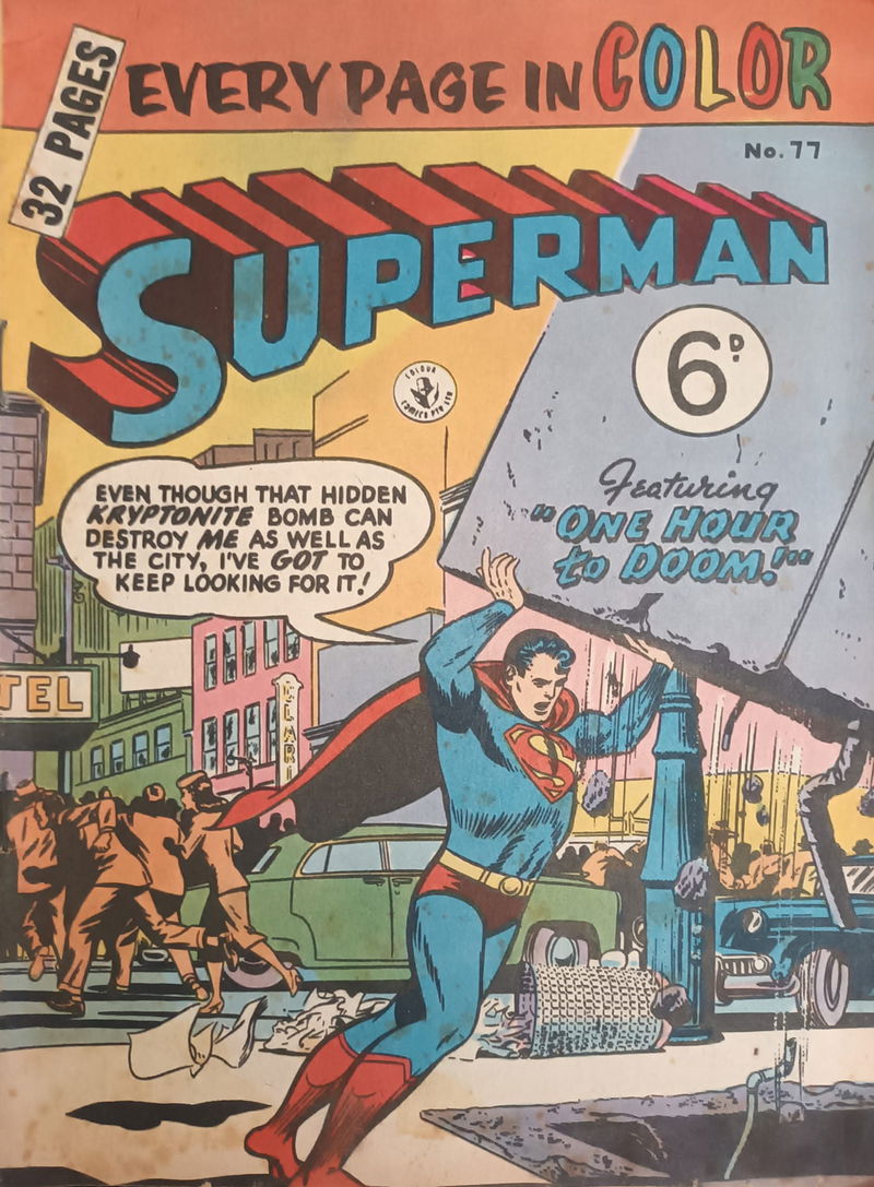 Superman (KG Murray, 1952 series) #77 (August 1956)