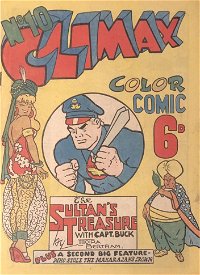 Climax Color Comic (Colour Comics, 1948 series) #10 — The Sultan's Treasure with Capt. Buck