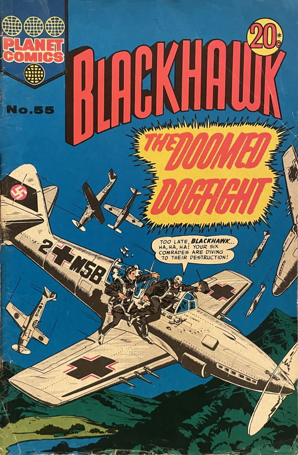 Blackhawk (Colour Comics, 1960 series) #55 ([July 1973?])