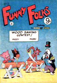 Funny Folks (Colour Comics, 1954 series) #13 ([September 1955?])