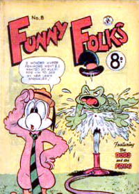 Funny Folks (Colour Comics, 1954 series) #8 ([April 1955?])