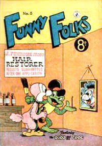 Funny Folks (Colour Comics, 1954 series) #5 ([January 1955?])