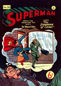 Superman (KG Murray, 1952 series) #50 — The Sandman of Crime!