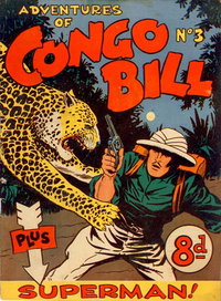 Congo Bill (Colour Comics, 1951 series)  #3 ([July 1951?])