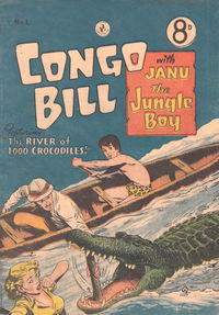 Congo Bill with Janu the Jungle Boy (Colour Comics, 1955 series) #1