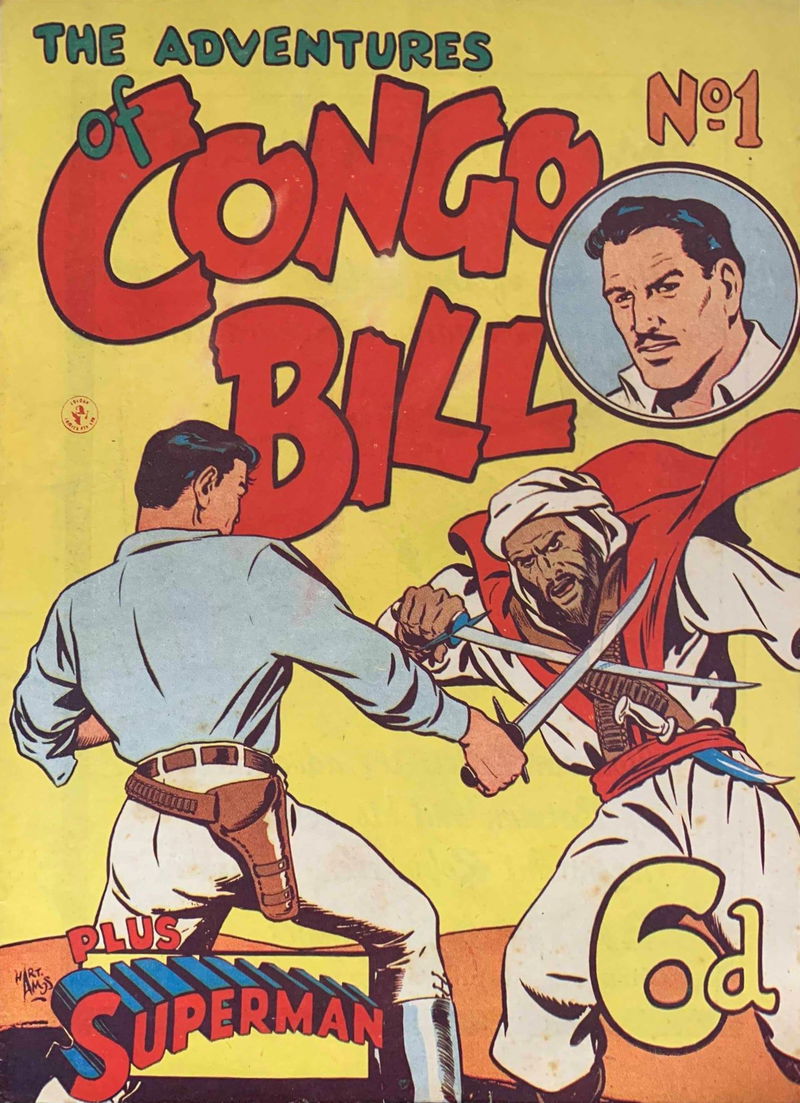Congo Bill (Colour Comics, 1951 series) #1 — The Adventures of Congo Bill ([May 1951?])