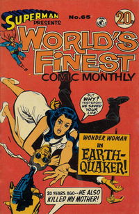 Superman Presents World's Finest Comic Monthly (Colour Comics) #65 (September 1970)
