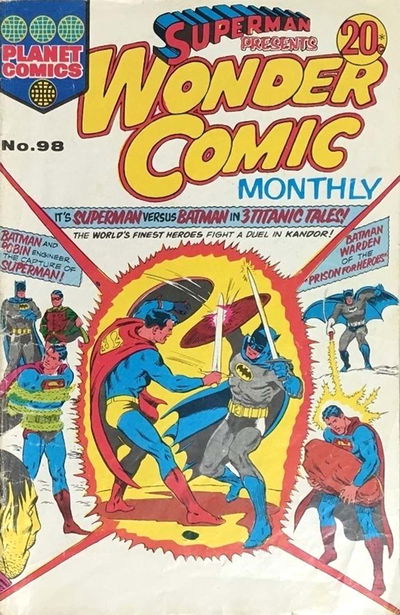 Superman Presents Wonder Comic Monthly (Colour Comics, 1965 series) #98 [June 1973?]