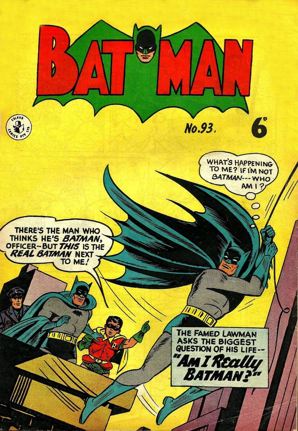 Batman (Colour Comics, 1956 series) #93 (February 1958)