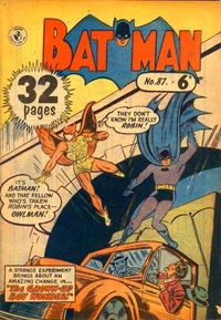 Batman (Colour Comics, 1956 series) #87