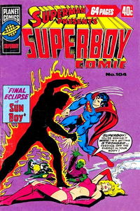 Superman Presents Superboy Comic (Murray, 1976 series) #104 [April 1977?]