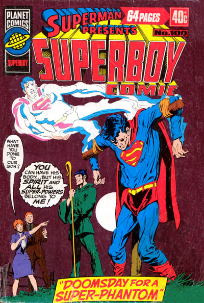 Superman Presents Superboy Comic  #100 ([August 1976?])
