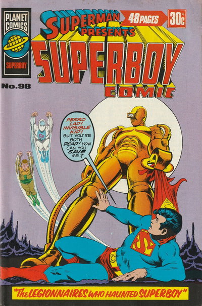 Superman Presents Superboy Comic  #98 ([March 1976?])