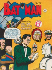 Batman (KGM, 1952 series) #73 — The 50 Faces of Batman!