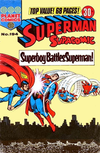 Superboy Battles Superman