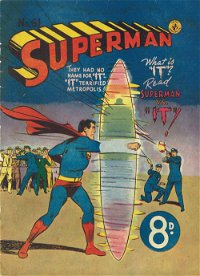 Superman (Colour Comics, 1950 series) #61 — Superman vs. "It"!