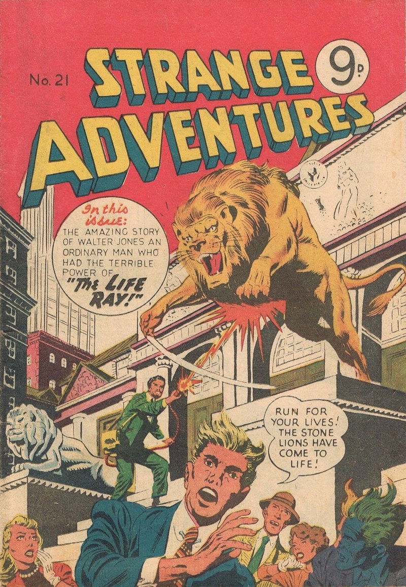 Strange Adventures (Colour Comics, 1954 series) #21 ([May 1956])
