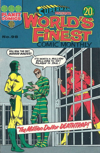Superman Presents World's Finest Comic Monthly (Colour Comics, 1965 series) #98 ([June 1973?])