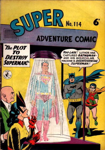 Super Adventure Comic (KGM, 1952 series) #114 [March 1960]