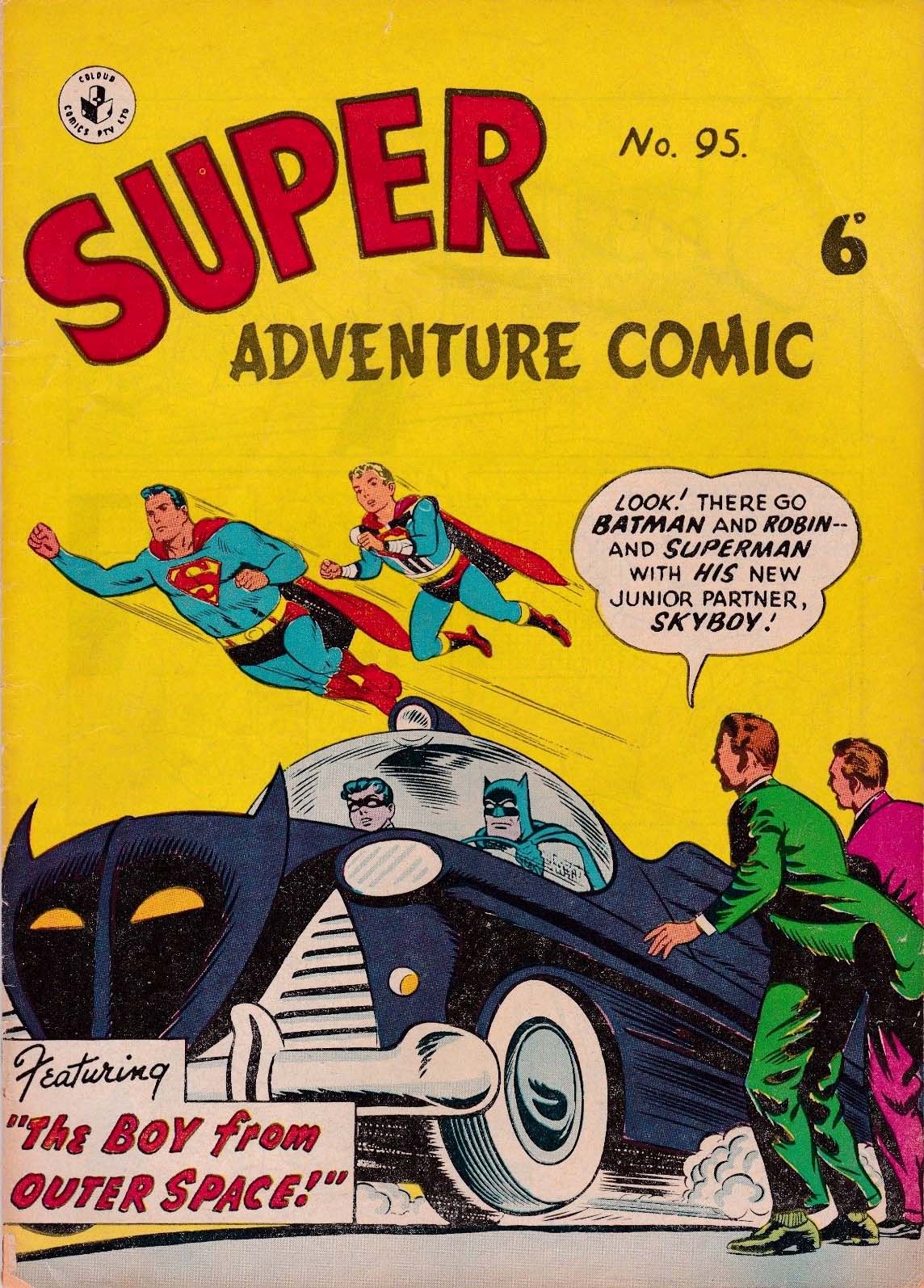 Super Adventure Comic (KGM, 1952 series) #95 (August 1958)