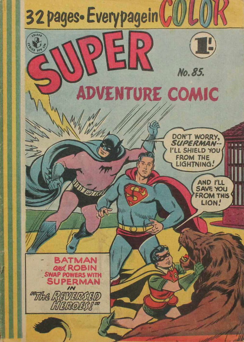 Super Adventure Comic (Colour Comics, 1950 series) #85 ([July 1957])