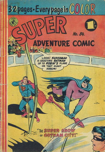 Super Adventure Comic (Colour Comics, 1950 series) #84 ([June 1957?])
