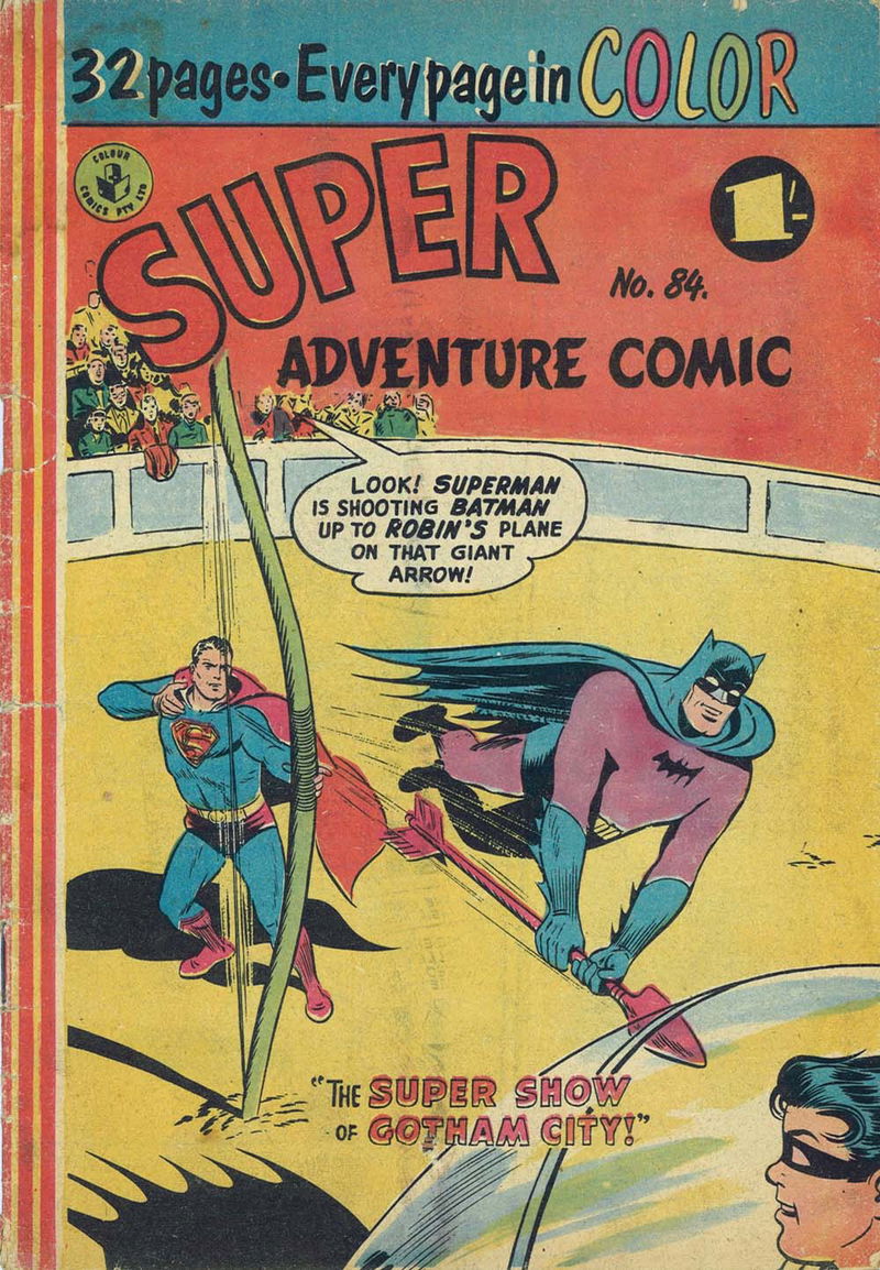 Super Adventure Comic (Colour Comics, 1950 series) #84 ([June 1957?])