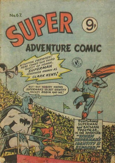 Super Adventure Comic (Colour Comics, 1950 series) #67 [January 1956]