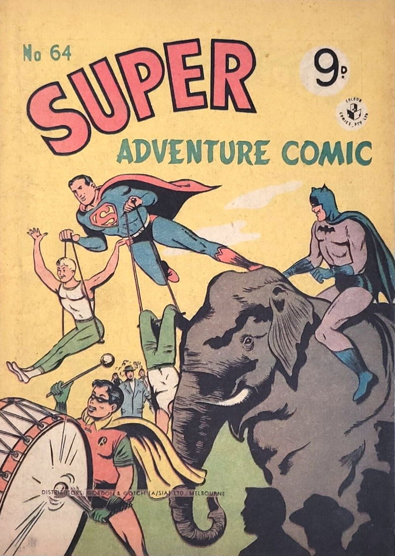 Super Adventure Comic (Colour Comics, 1950 series) #64 ([October 1955?])