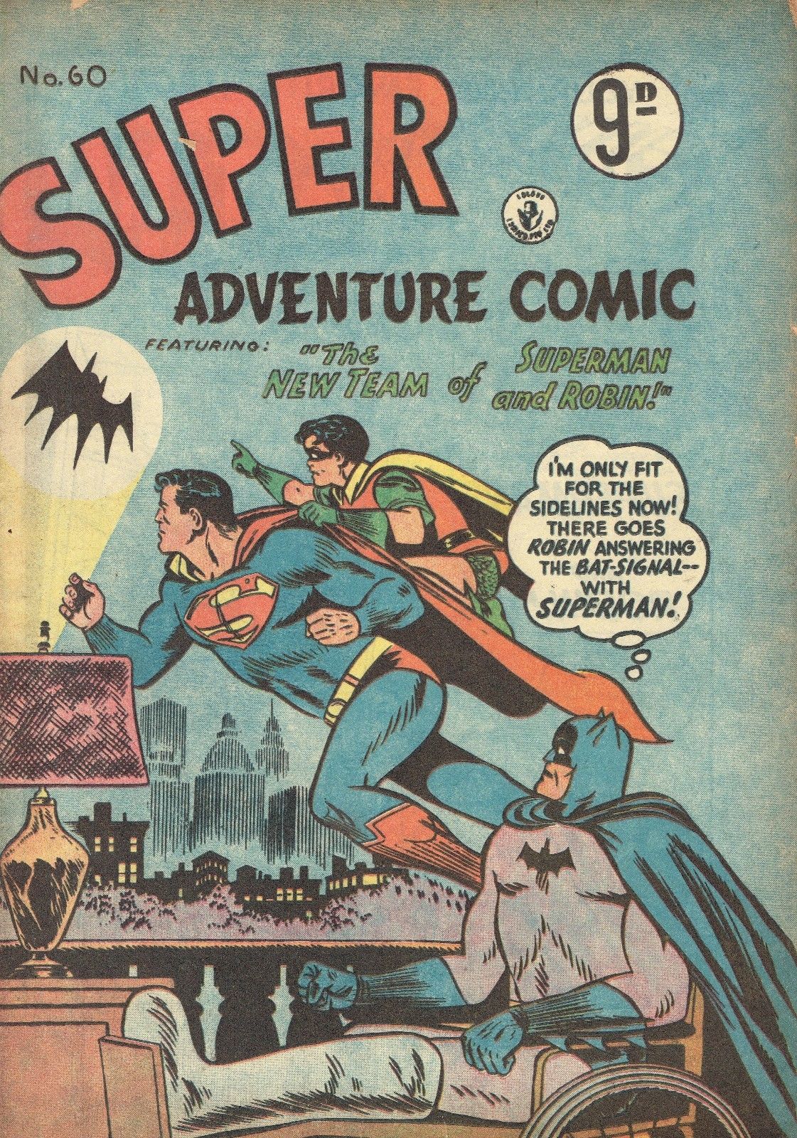 Super Adventure Comic (Colour Comics, 1950 series) #60 ([June 1955])