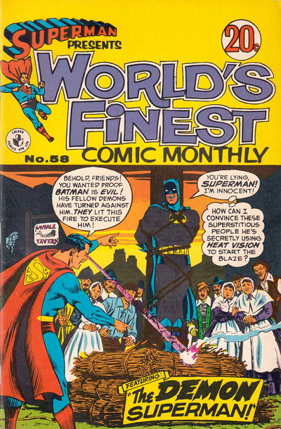 Superman Presents World's Finest Comic Monthly (Colour Comics, 1965 series) #58