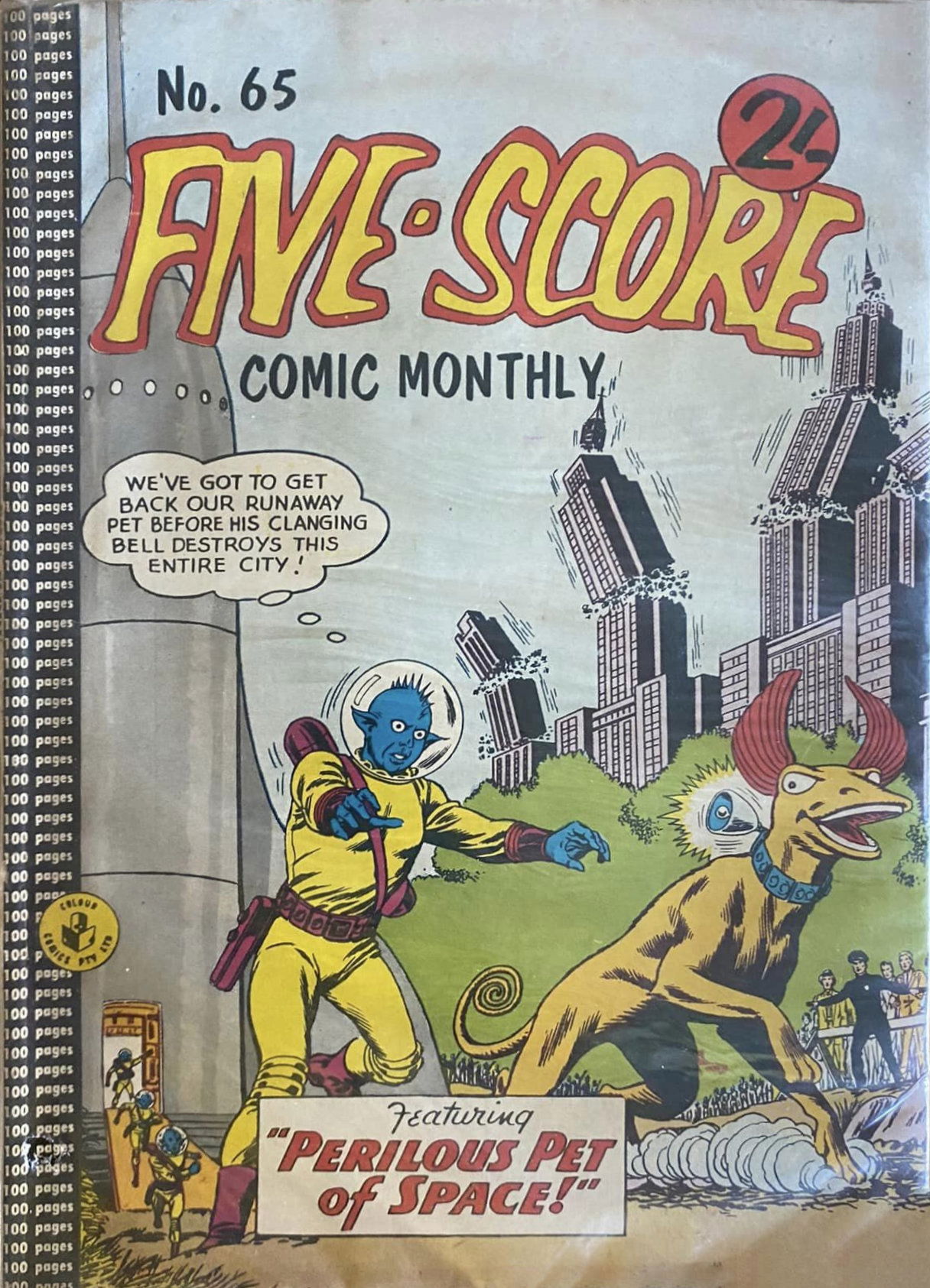 Five-Score Comic Monthly (Colour Comics, 1961 series) #65 (September 1963)
