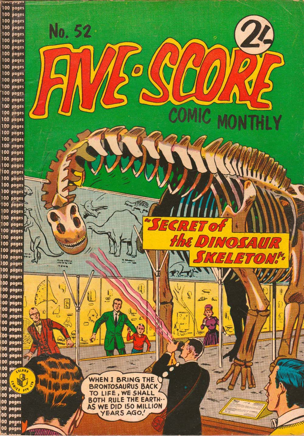 Five-Score Comic Monthly (Colour Comics, 1961 series) #52 (August 1962)