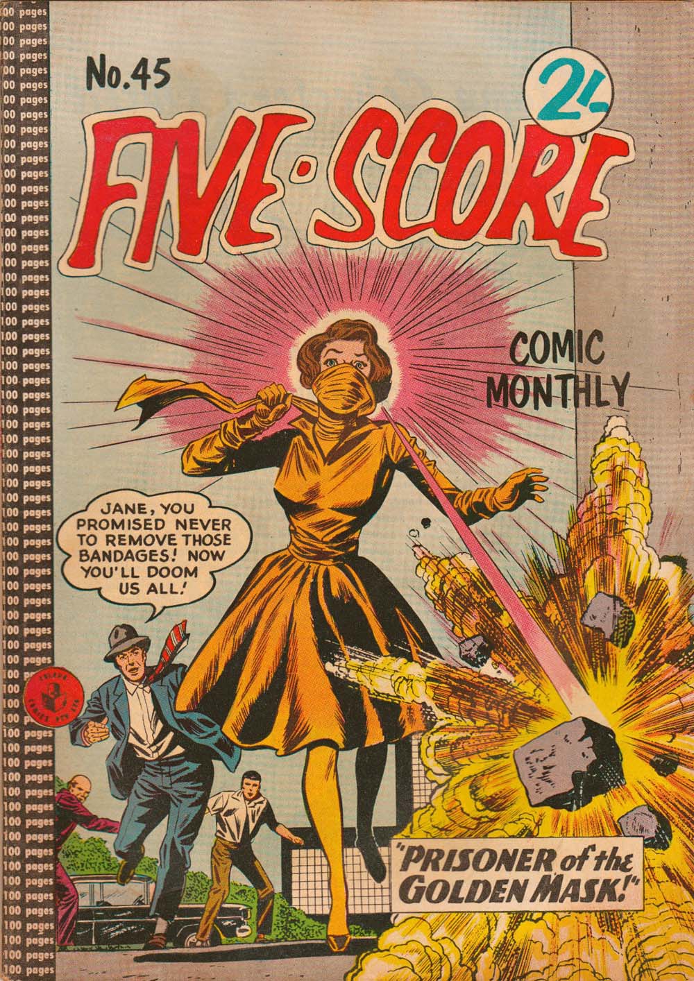 Five-Score Comic Monthly (Colour Comics, 1961 series) #45 (January 1962)