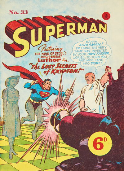 Superman (KG Murray, 1952 series) #33 December 1952