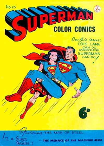 Superman Color Comics (Colour Comics, 1949 series) #25 ([June 1949?])