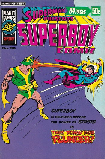 Superman Presents Superboy Comic (Murray, 1976 series) #116 ([July 1979?])